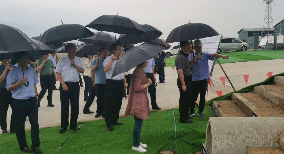 忻州市委书记一行到山西建投四建集团投资Z6尊龙凯时的代县生态文化旅游园区基础设施PPP项目调研